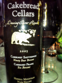 Cakebread Cellars, Dennis Cakebread, Cakebread Dancing Bear Cabernet, Napa Valle